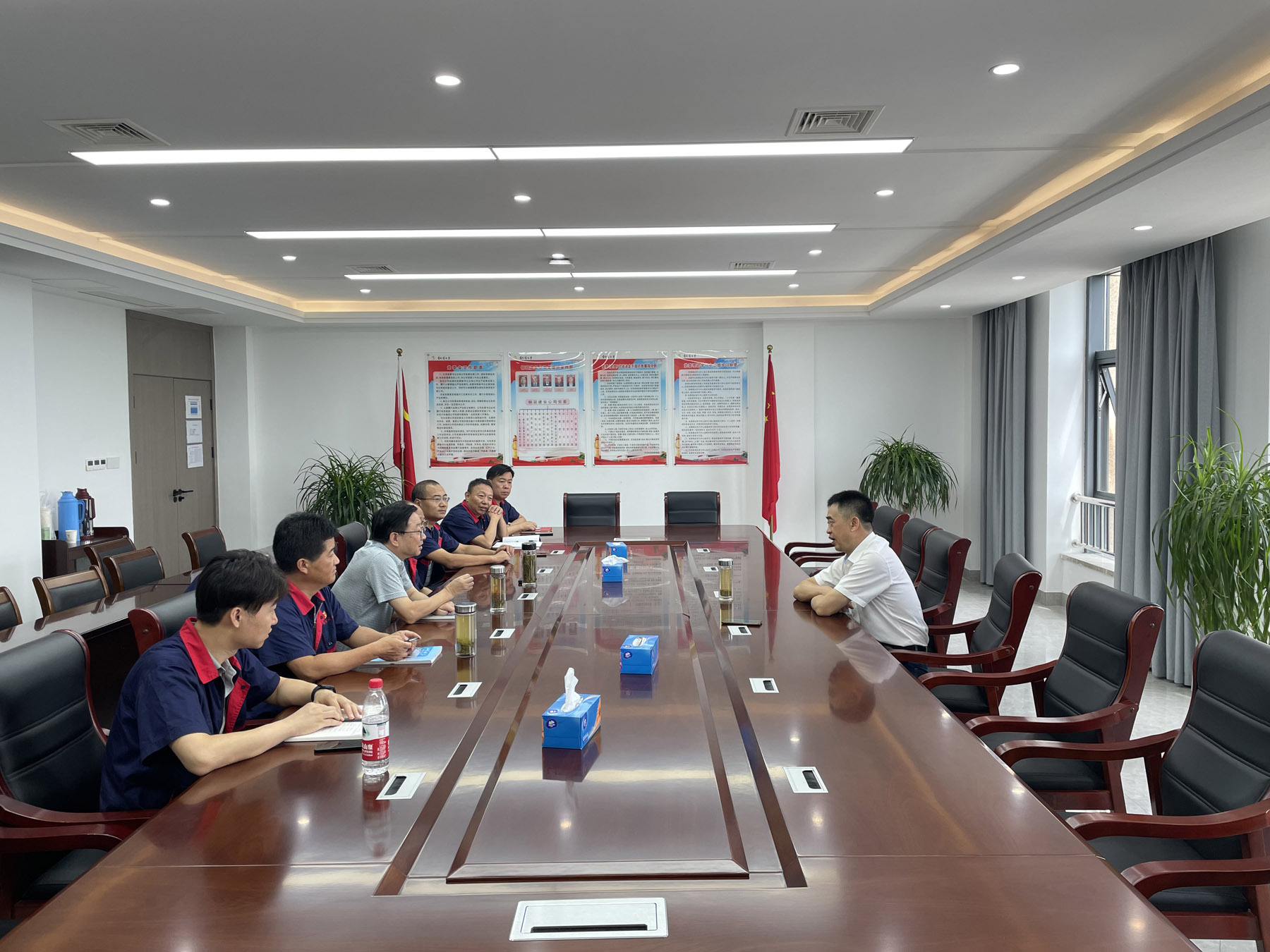 集團(tuán)公司黨委委員、總工程師周俊到公司調(diào)研 